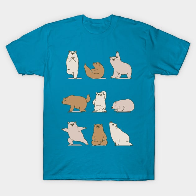Bear Yoga Bear T Shirt TeePublic